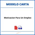 Como Hacer Una Carta De Motivacion Para Un Empleo