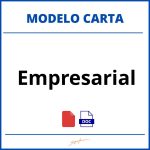 Como Hacer Una Carta Empresarial