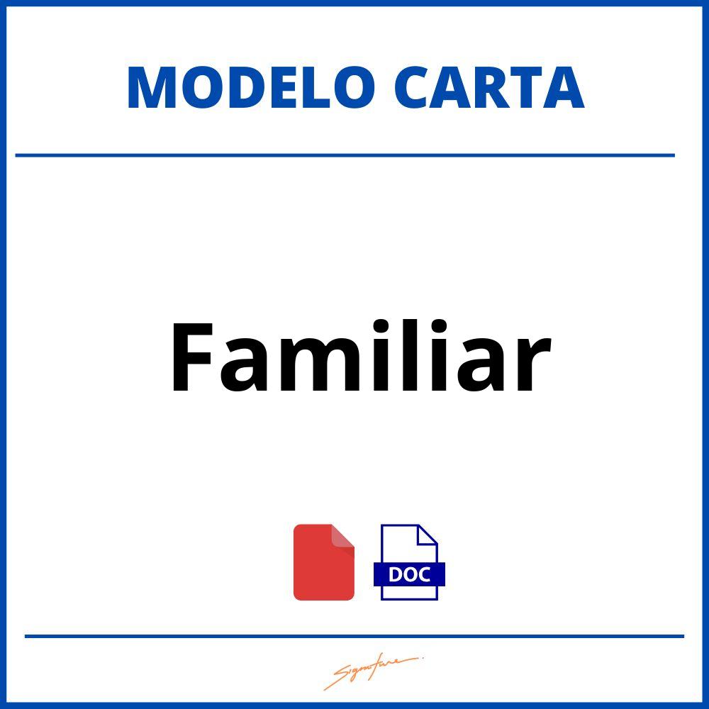 Carta Familiar