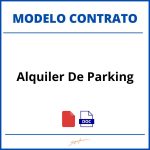 Como Hacer Un Contrato De Alquiler De Parking