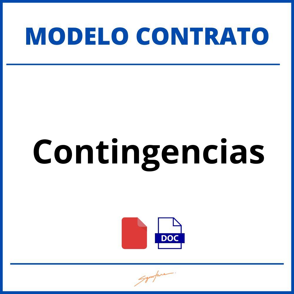 Contrato De Contingencias