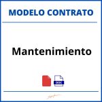 Como Hacer Un Contrato De Mantenimiento