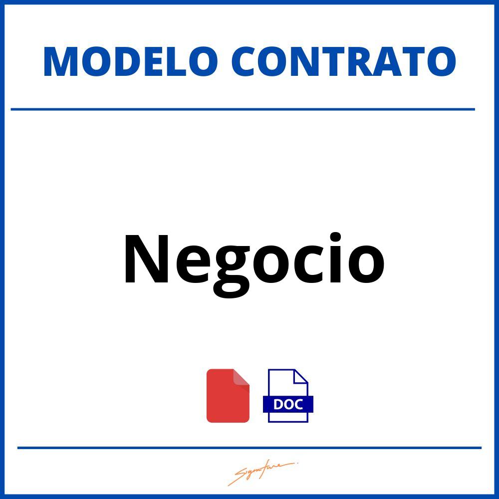 Contrato De Negocio