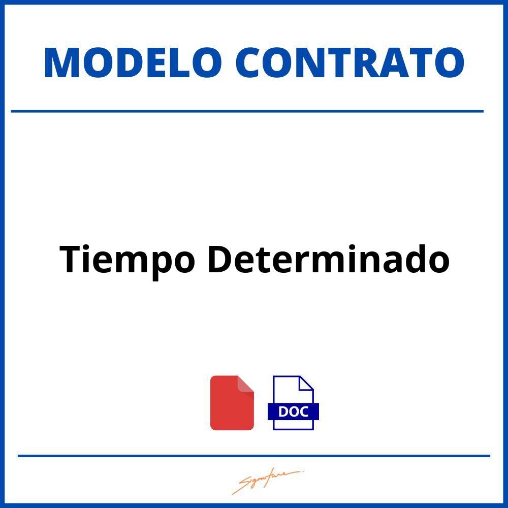 Contrato Por Tiempo Determinado